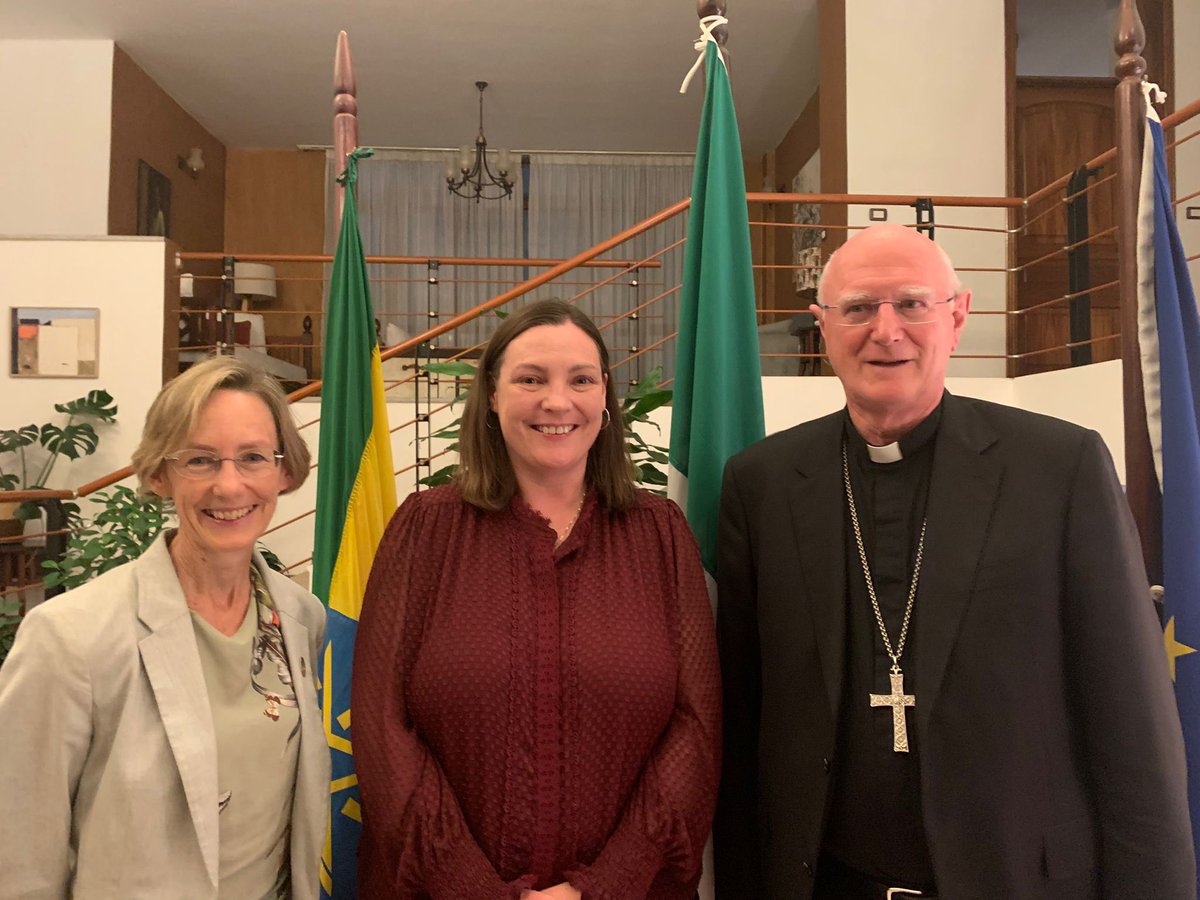 CatholicBishops's tweet photo. As part of a @trocaire delegation, Irish bishops undertook a pastoral visit to #Ethiopia & met with Cardinal Berhaneyesus Demerew CM, Bishop Tesfasellassie Medhin, @IEAmbEthiopia as well as witnessing and discussing projects of #Trócaire’s Ethiopian Catholic Church partners

@cjpireland @VaticanIHD
