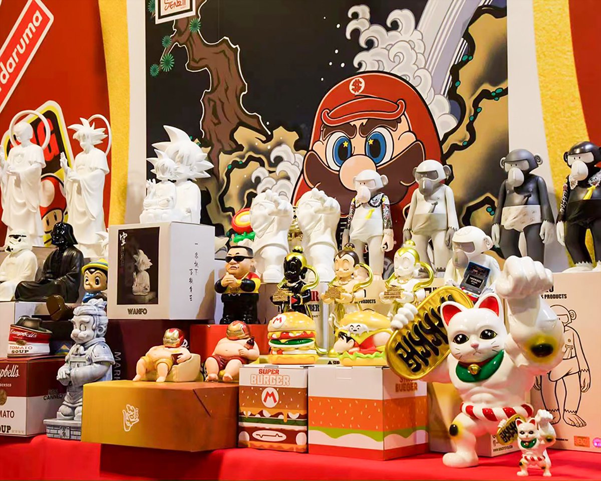 SENZIISTUDIO's tweet photo. ACF展會今日份圖更新！薩瓦迪卡~
我們明天見~

#senzii #beeti #artcollector #artlover #artesanato #toyslagram #toystory #toysrus #popart #poptoys #ip #monkey#popartstyle #artist #artistic https://t.co/ZFwHOOBon3