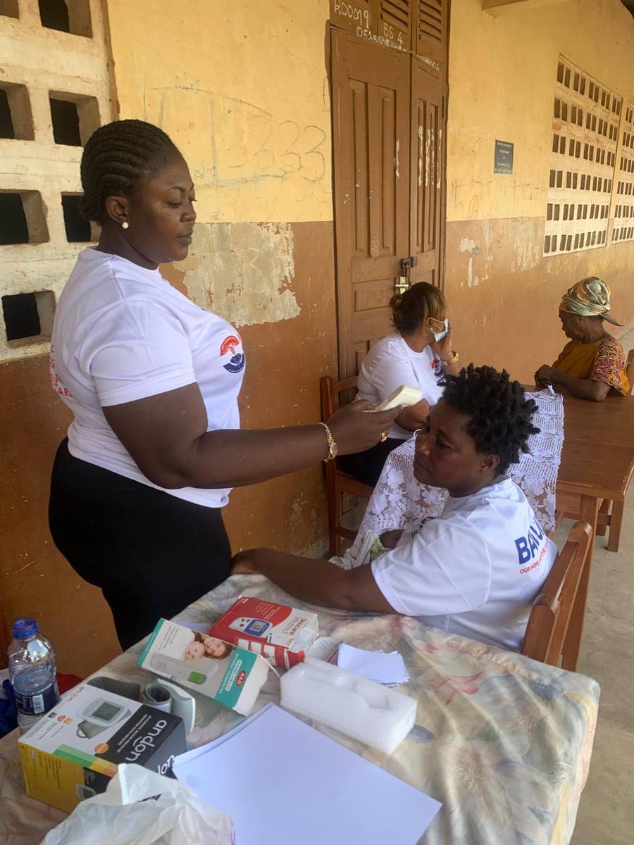NPPUSA's tweet photo. The NPP USA Branch launches medical outreach in Ahafo Ano South East, demonstrating care for community health. This showcases their commitment to community development and healthcare.

#NPPUSA
#VoteNumber1
#BawumiaForPresident
#ItIsPossible https://t.co/g6Eg430P9e