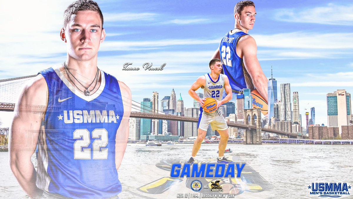 USMMA_Athletics's tweet image. 🏀 𝑮𝑨𝑴𝑬𝑫𝑨𝒀 🏀

@usmma_mbb travels to Brooklyn to take on Pratt this afternoon❗️

📍   Pratt Arc (Brooklyn, N.Y.)
🕐  1⃣:0⃣0⃣ p.m.
📊  tinyurl.com/4nzjc249
📺  tinyurl.com/2b82r9dw

#d3mbb #OURAcademy #BeUnstoppable @SkylineConfD3