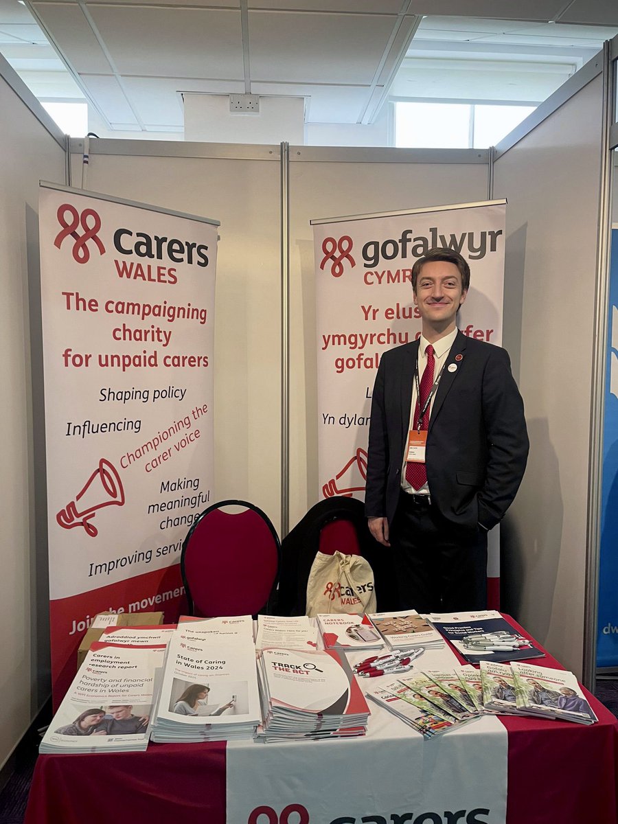 Visit our stand at Welsh Labour conference to learn about the vital role of unpaid carers in health and care, and join our fringe event at 5.30 in Ogwen B launching our new Track the Act report to help local authorities and others fulfil their legal duties to carers #WelshLabour