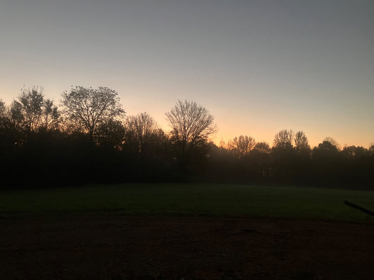 Beautiful sunrise. Time to get things done