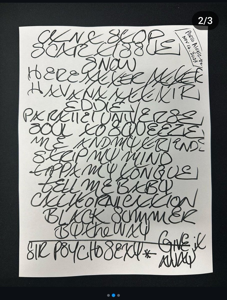 BrazilRHCP's tweet photo. O ENCERRAMENTO DE TUDO! 🤍🌶️

Há exatamente um ano, o Red Hot Chili Peppers fechava um ciclo lindo pelo Brasil com um baita show na Arena do Grêmio em Porto Alegre!

Quem estava lá?! https://t.co/VeS7GwL1eS