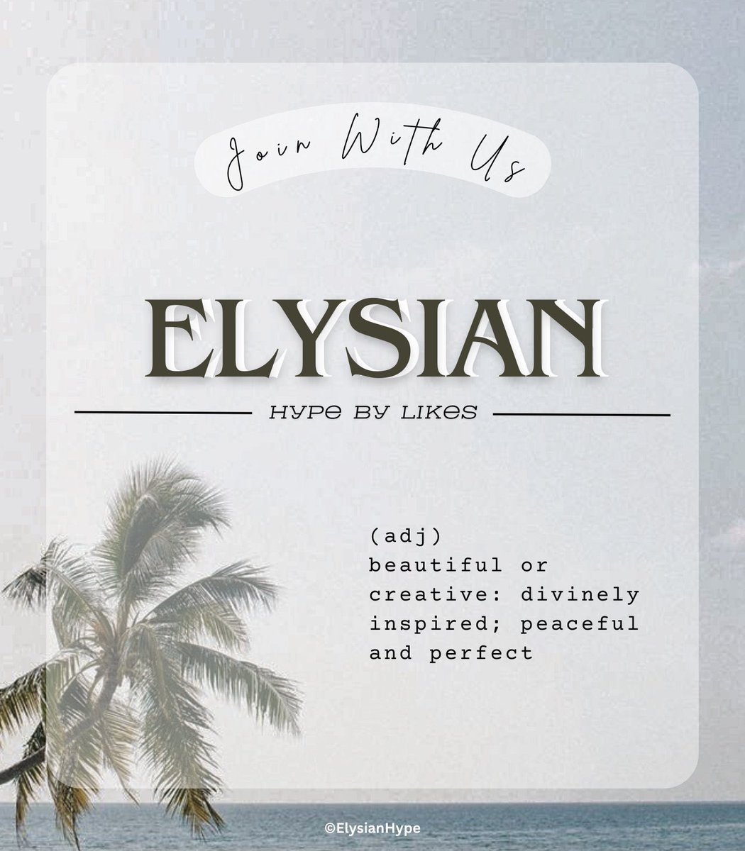 𝗘𝗹𝘆𝘀𝗶𝗮𝗻 𝗛𝘆𝗽𝗲! tweet media