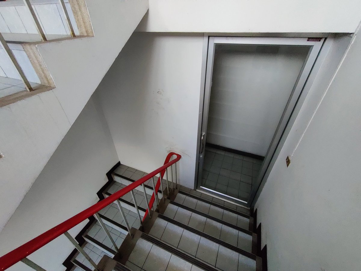 I've seen stuff in cheap hotels over the years, but never have my staircases ended like this. 6th floor.
#cheaphotels