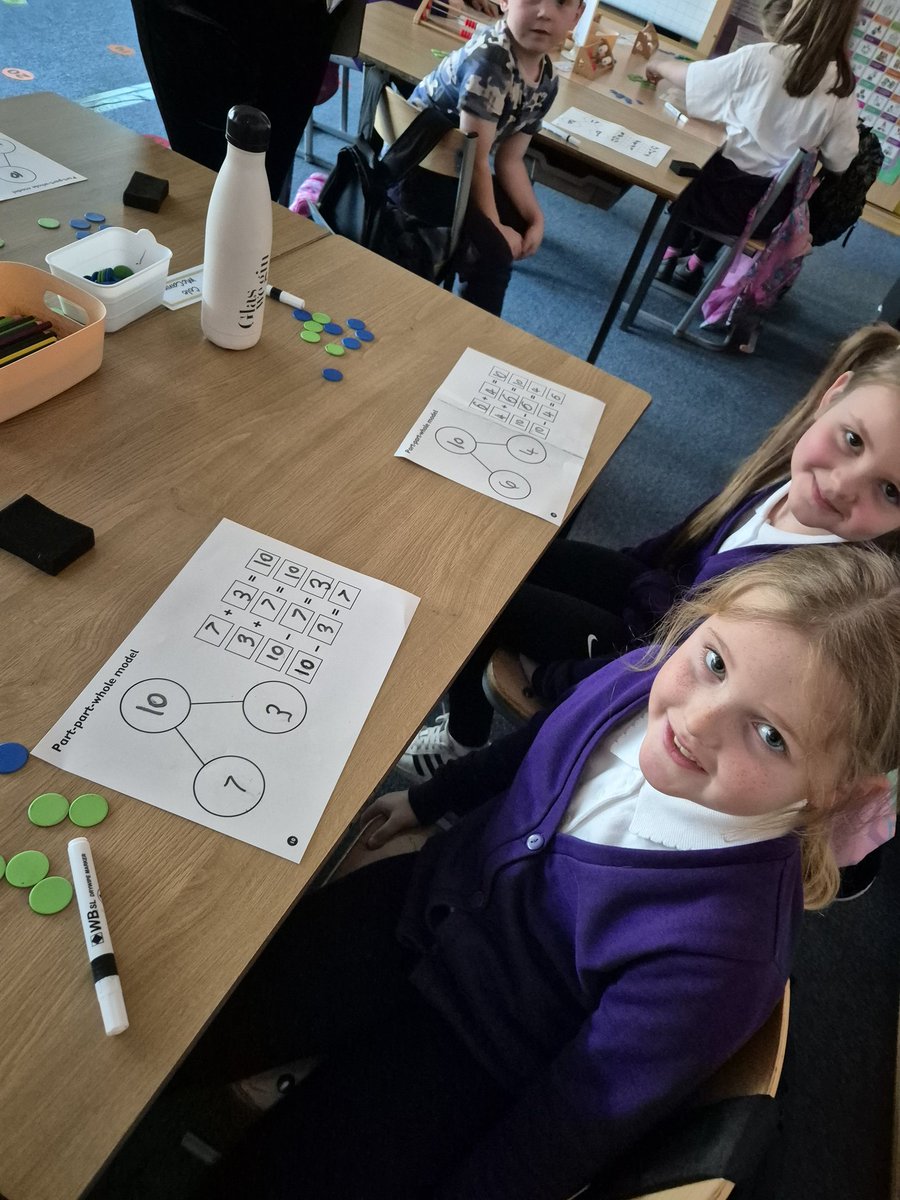 Lots of hard work in P3a investigating fact families <a href="/StMonicaMilton/">🌈StMonicasMilton🌈</a> #cpa #glasgowcounts
