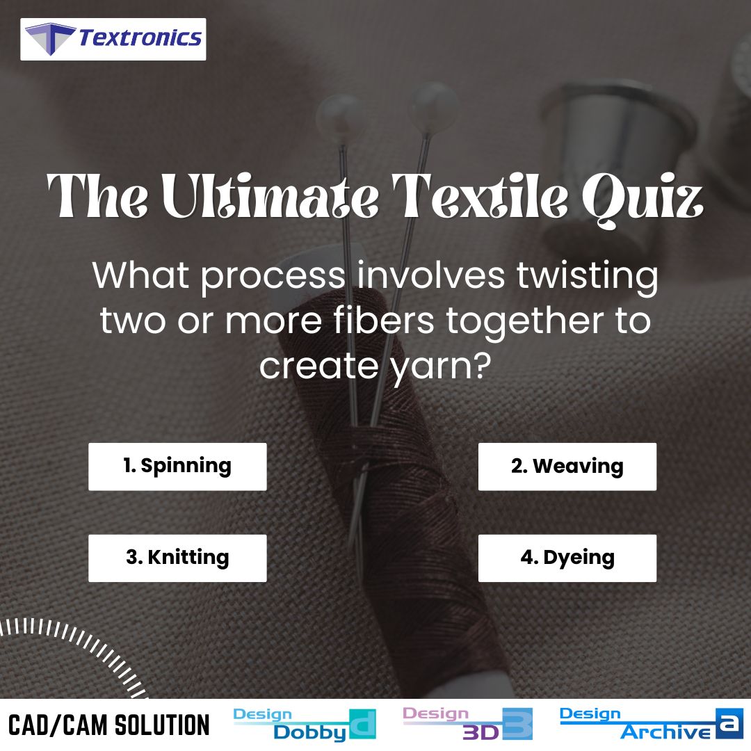 TextronicsS's tweet image. Think you know textiles inside out? 🧶 Take our quiz and prove you're a fabric guru! Share your answers in the comments!
#TextileKnowledge #KnowYourFabrics #TextileQuiz #TextileLovers #SustainableFabrics #TextileIndustry #FabricEnthusiast