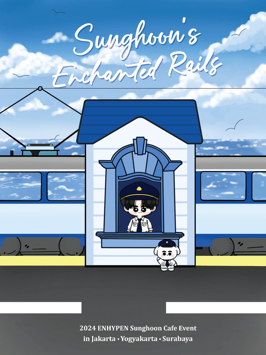 SUNGHOON_ID's tweet image. 𖦹 [CAFE EVENT AND MINI EXHIBITION] 𖦹 
2024 SUNGHOON BIRTHDAY PROJECT

☕🖼 𝑺𝒖𝒏𝒈𝒉𝒐𝒐𝒏'𝒔 𝑬𝒏𝒄𝒉𝒂𝒏𝒕𝒆𝒅 𝑹𝒂𝒊𝒍𝒔

🗓 07. 12. 2024
 📍 Jakarta, Jogja, Surabaya
 📩 RSVP: linktr.ee/PSHPROJECTINA
 
in collaboration with fansite @Twinkle_021208 @SHigher_ @shurvibe_…