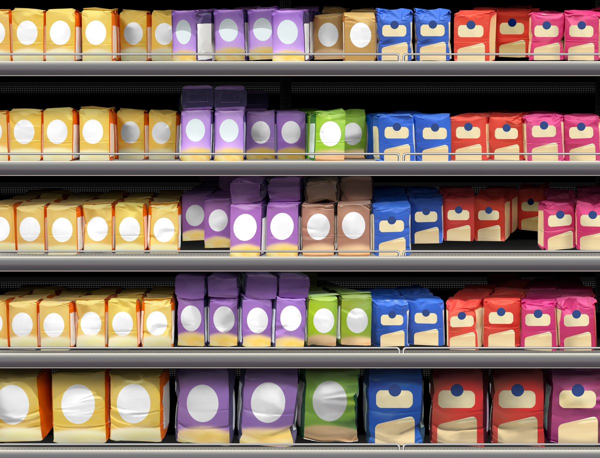 ReciklerkoCans's tweet photo. Various types of flour on the shelves, completely brandless, ideal for mockups
See more brandless mockups
@Shutterstock
✨🤳🛒👇
https://t.co/U9D7lW8Giv
#flour #supermarket #shelves #spelta #brandless #food #grocery #fmcg #sharp #graphicdesign #soft #packaging #design https://t.co/jcSsgrIE6v
