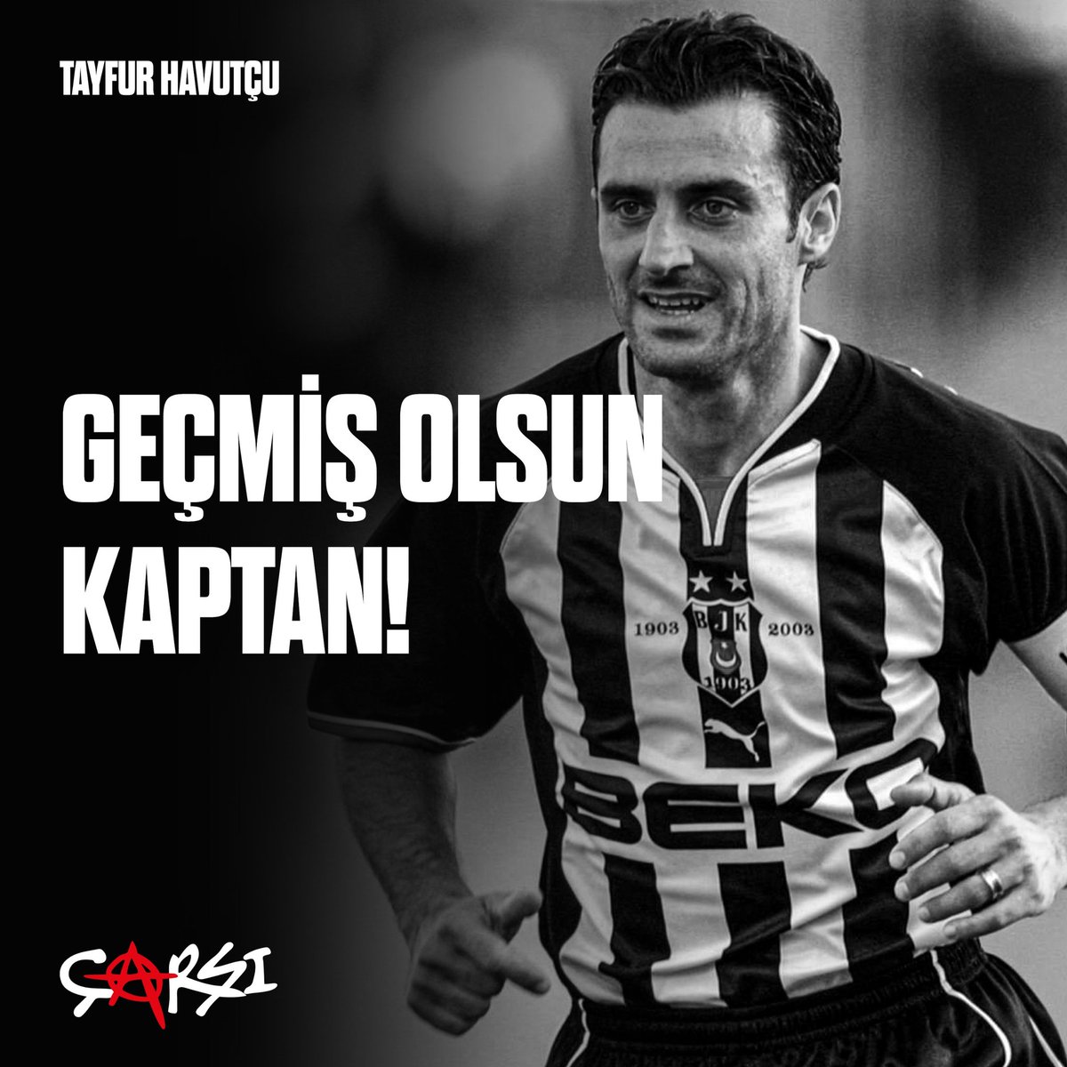 forzabesiktas's tweet photo. Geçmiş olsun kaptan.
#tayfurhavutcu https://t.co/vGAruV4L3E