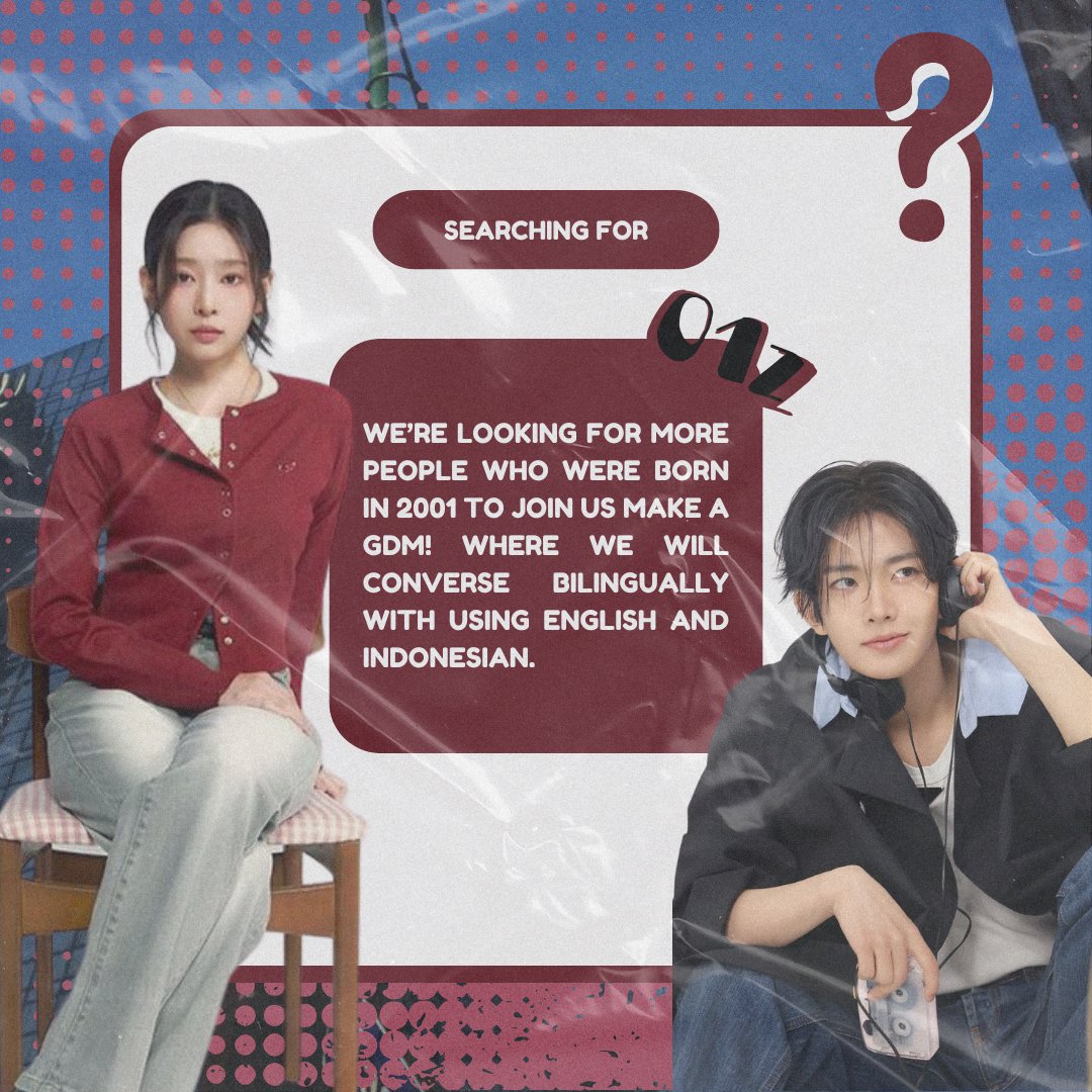 skywongravec's tweet photo. Emergency call to form an awesome group of 2001 youngsters, ready to have fun and stay active in all our chats. If you're a person who shares that vibe, we'd love for you to join us.

Retweet is appreciated! https://t.co/SPc9F0zC8S