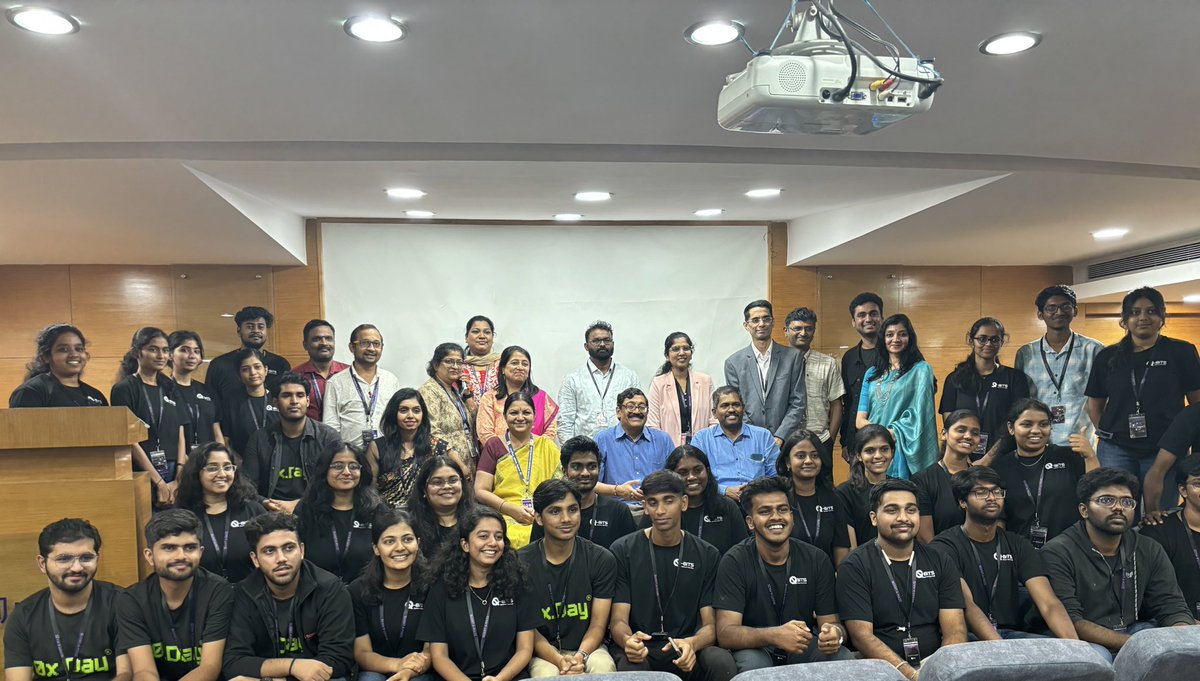 0xPrash's tweet photo. Good to be back at NMIT today for 0xDay - Qbits Hackathon.
Congratulations Quant-Amaze Hackathon Winners π @_0xDay
#0xDay #0xProfile #0xCampus https://t.co/7emb6qy56L