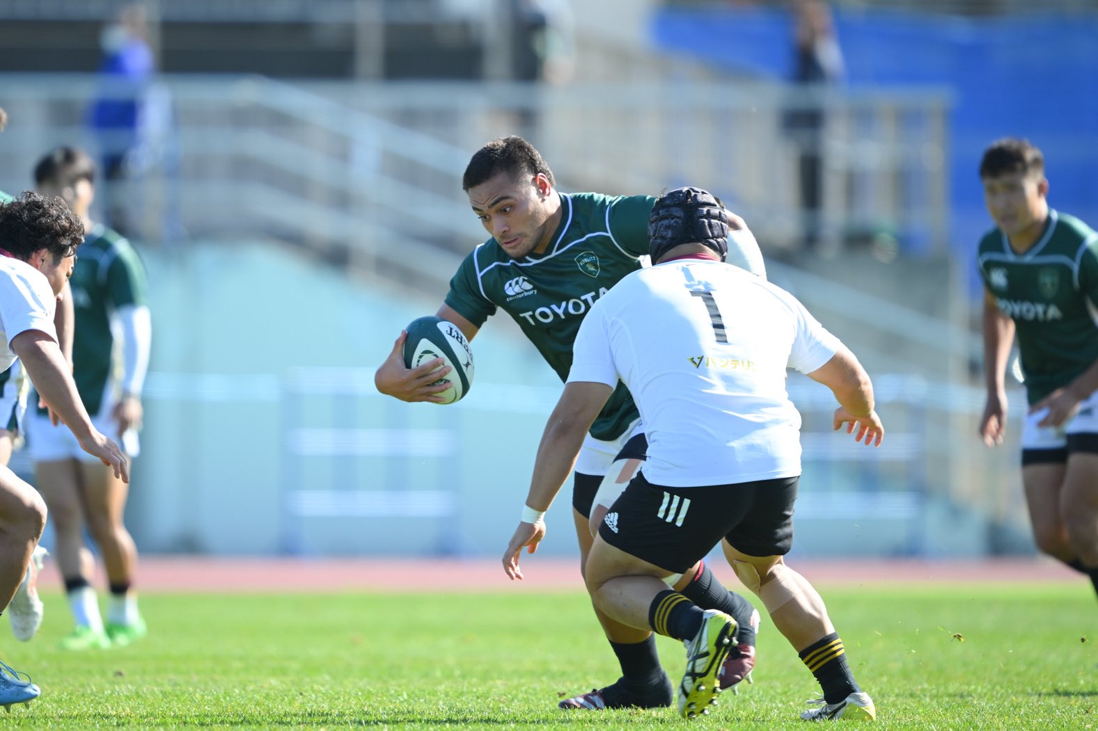 ラグビー リーグワン トヨタヴェルブリッツ ウォームアップ