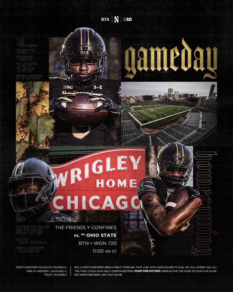 Northwestern Football tweet media