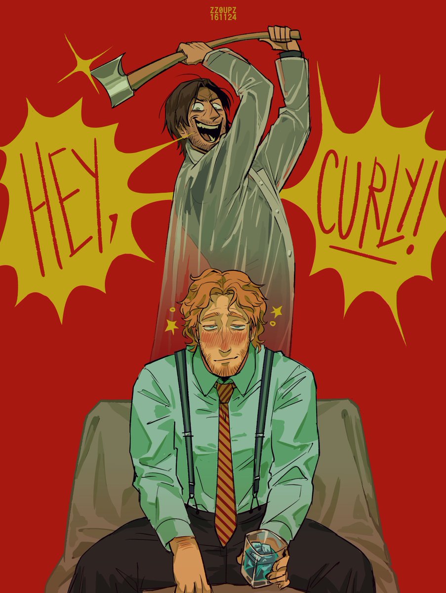 love the iconic duo of a psychopathic/schizophrenic individual and the colleague he's jealous of who he hurted and ended up regretting then had a mental breakdown about it