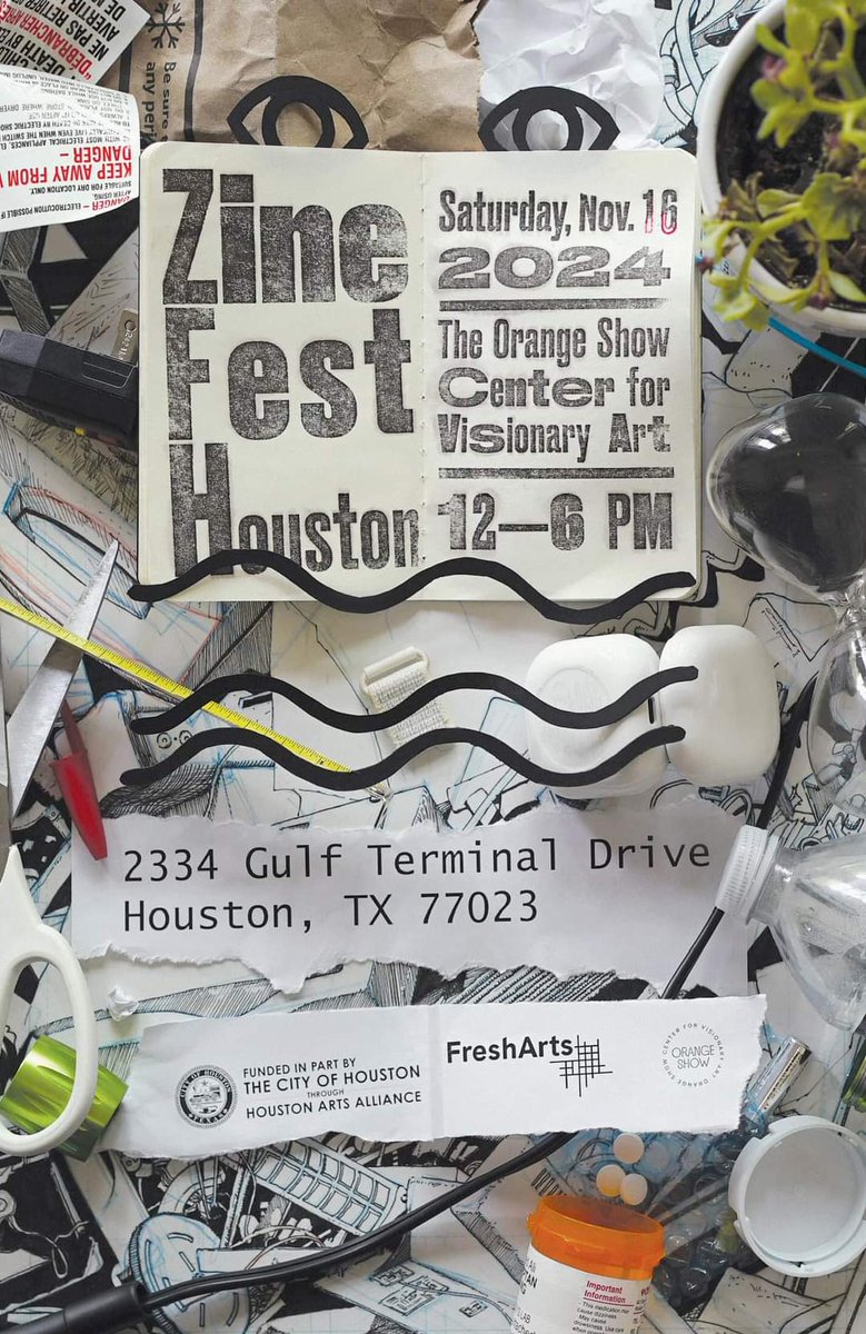 🍿🤸🏾‍♂️Zine Fest Houston🤡🎪 tweet media