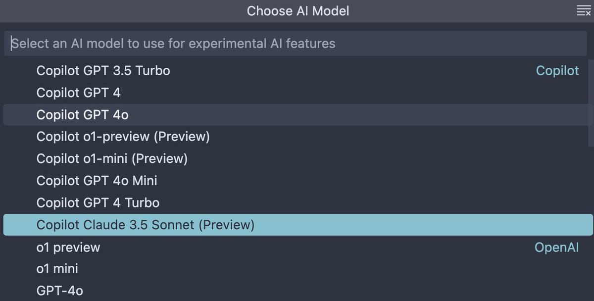 miantiao_me's tweet image. 好消息 #VSCode 的 #GitLens 插件可以调用 #GitHub #Copilot 插件的 #AI 模型了，又可以省一点 Token 了