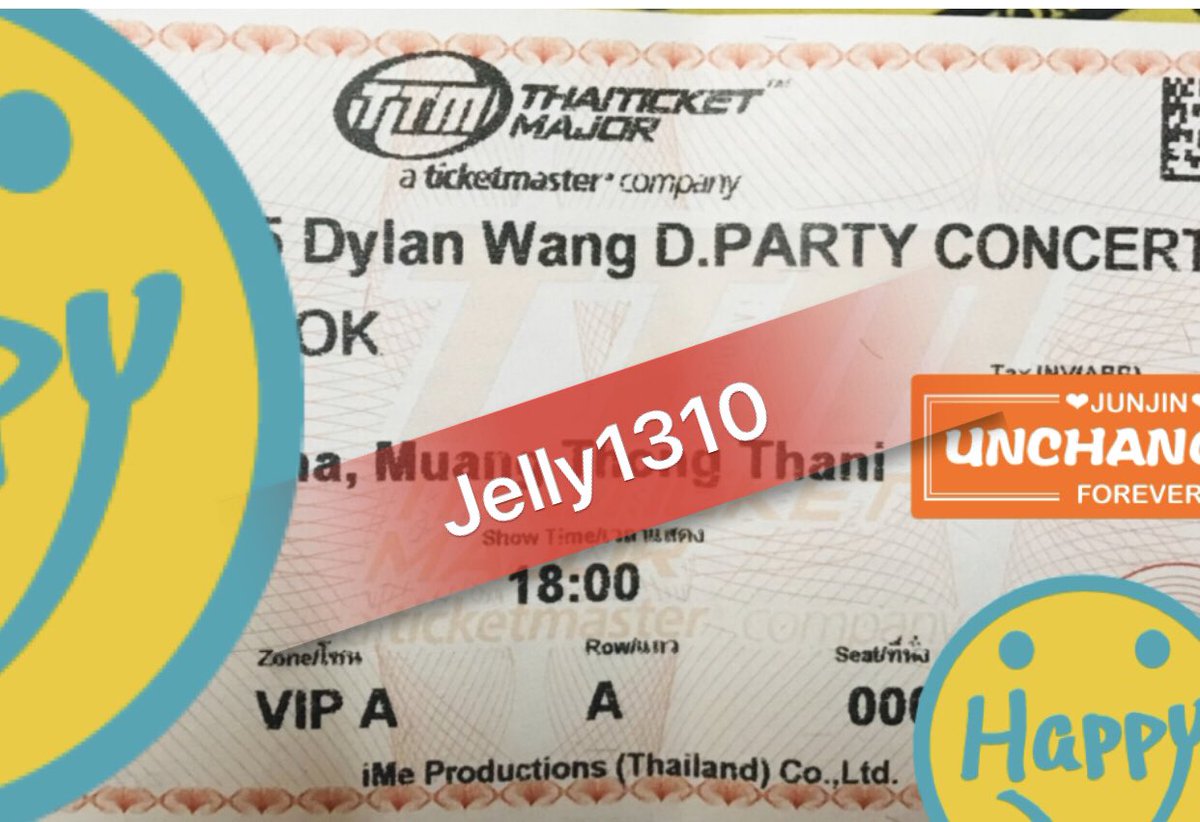 VIP #DylanWang 

VIP A 
Price up 3x,xxx
Que no. Below 20 

Dm for more information 

#王鹤棣Dparty
#王鹤棣
#DPARTYinBKK
#หวังเฮ่อตี้
#iMeThailand