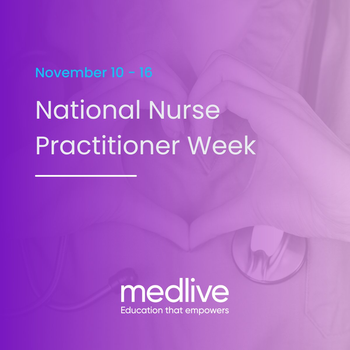 medliveofficial's tweet image. #NursePractitioners play a vital role in personalized patient care. This #NursePractitionerWeek, we thank you for your dedication! 🩺💜 Enhance your impact—register for our 11/22 #CE program on #MultipleSclerosis today! 👉 bit.ly/4exct7t

#NCPDCredit #NPWeek #Nursing