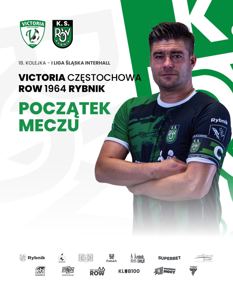 _ROW1964Rybnik_'s tweet photo. ⏱️ 1' | Do boju ROW! 👊
🟥 LIVE: https://t.co/k4dEU7VyrE
#VICROW https://t.co/LyTFKDv1kY