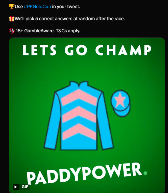 seanomcneilly's tweet photo. @paddypower #PPGoldCup https://t.co/PIO5c5vd5H