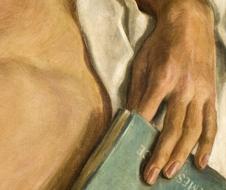 "Jerry," painted in 1931, is Paul Cadmus's portrait of his boyfriend, the painter Jared French. Maybe my favorite painting at <a href="/ToledoMuseum/">Toledo Museum of Art</a>.