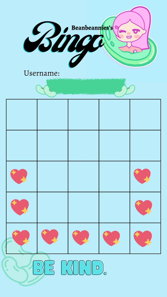 beanbeannie25's tweet photo. #BEANGO
BONUS ROUND
Prize: R:U Engene Ver. Sealed
(must be willing to shoulder sf)
DM po pag beango na: "LOWER SIDE"
Pattern: See pic below 👇
Pag may tantos na ang pattern, DM na agad! https://t.co/mGus378Bgz