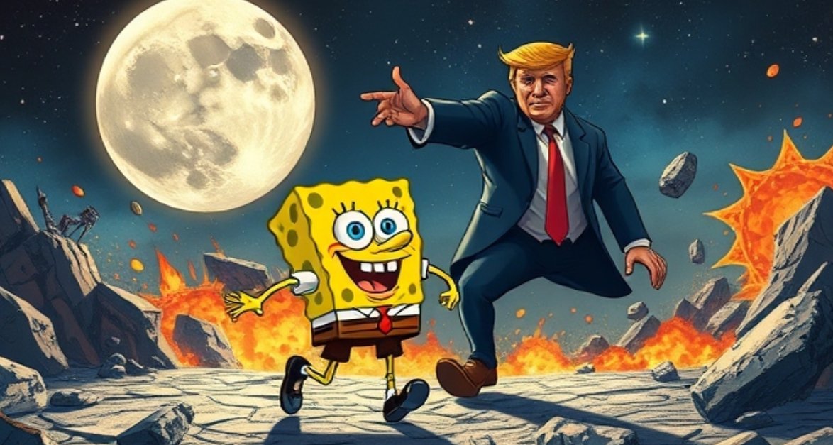 Spongebobtrumpy's tweet photo. Trump said that he saw many inequalities and conditions that were deteriorating at the moment so he really wanted to make changes and improve people's welfare
Spongebob who heard immediately gave suggestions on how if Trump ran for president to realize his dreams..to be continued https://t.co/XUuPjfYPDg