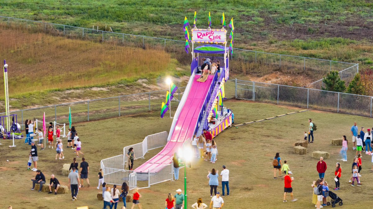 Thank you Southeast Drone and Kelsey Norris for capturing these awesome from our 1st Fall Festival! Thank you for your community partnership! <a href="/OconeeCoSchools/">Oconee County Schools</a> <a href="/DcesDragons/">DCESDragons</a>