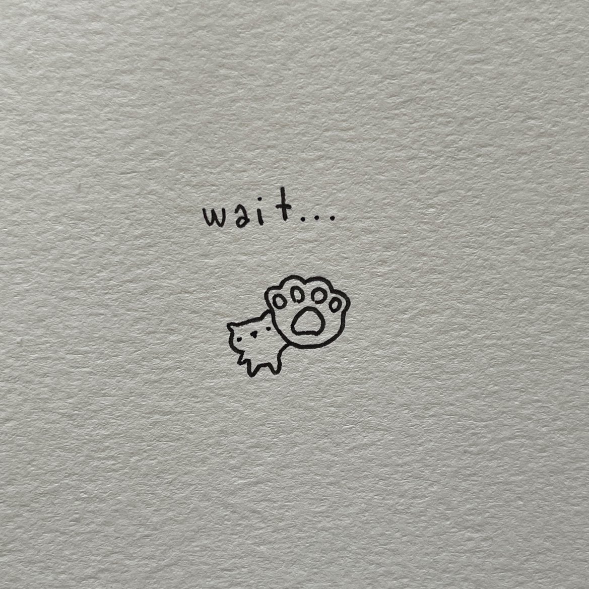 poorlycatdraw's tweet photo. wait 😾🤚 https://t.co/yojHhWiBag