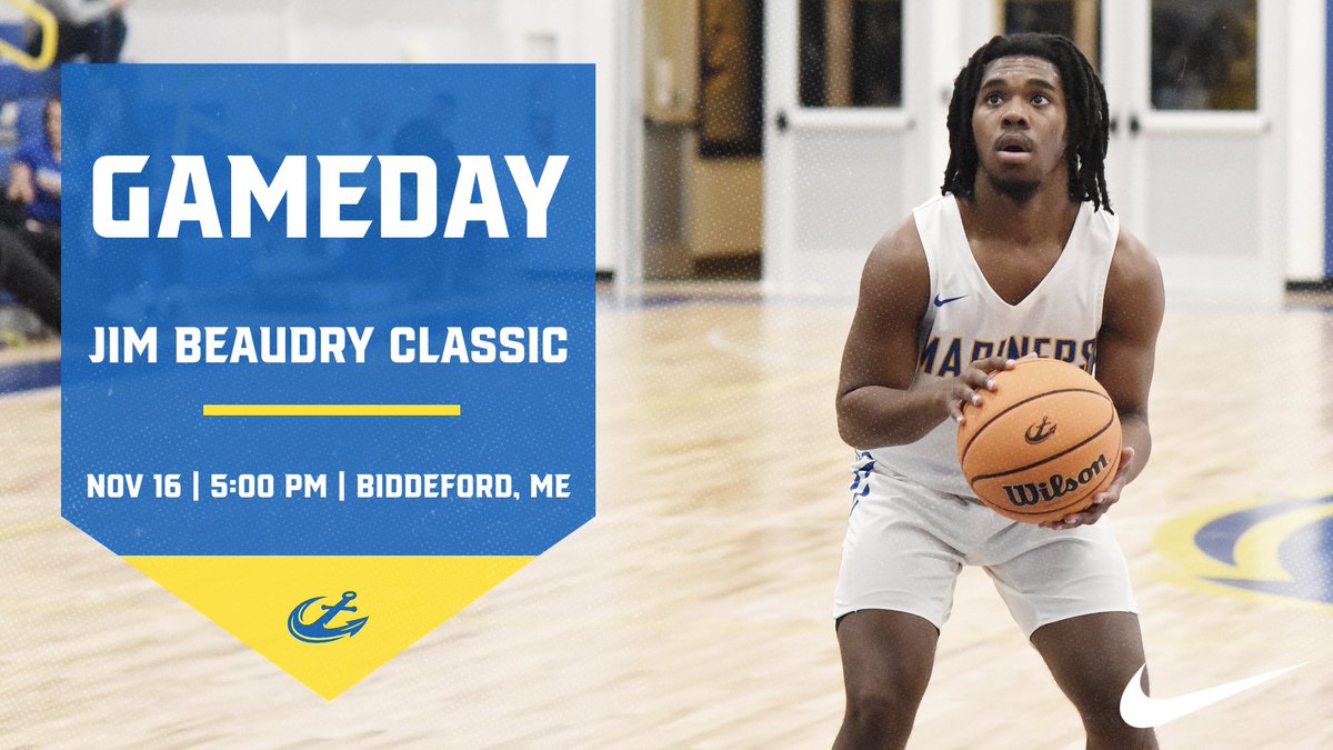 MarinersSports's tweet image. TODAY! It&apos;s @MainemaritimeMB looking to continue its historic start to the 2024-25 season...
🆚@unesports
🏟️Harold Alfond Forum 🏀
📺athletics.une.edu/mbb_watch
📈tinyurl.com/3ux4k6cf
🎟️tinyurl.com/2udd6snh

#d3hoops #NACmbb