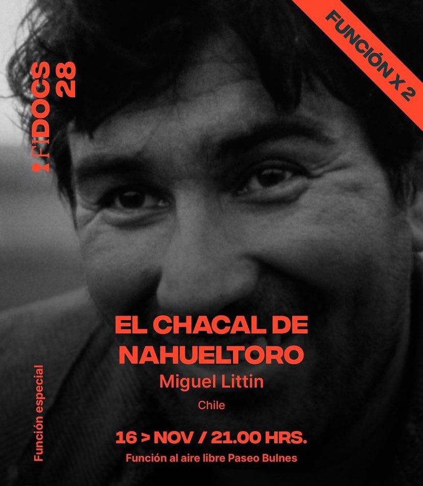 Hoy en <a href="/fidocs/">FIDOCS</a> función al aire libre de El chacal de Nahueltoro. Será la nueva copia digital sacada de los negativos repatriados desde México por la <a href="/CinetecaChile/">Cineteca Nacional de Chile</a>.