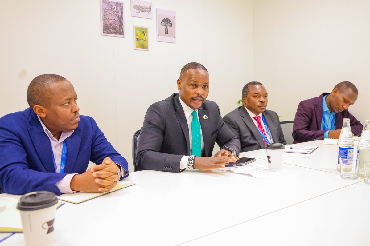EnviClimateC_Ke's tweet photo. Environment and Climate Change PS Dr. Eng. Festus Ng'eno spoke today at meeting with the UK Minister for Climate Kerry McCarthy on the sidelines of COP29 in Baku, Azerbaijan. The meeting was held to discuss UK's enhanced support for Kenya's climate action.
https://t.co/chM576F10c https://t.co/lxyXm8lt2W