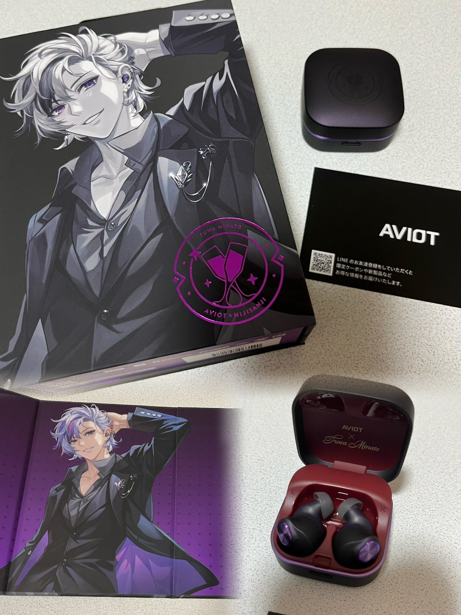 にじさんじ 不破湊 AVIOT イヤホン AVIOT】AVIOT ×『にじさんじ』不破湊コラボの完全ワイヤレス