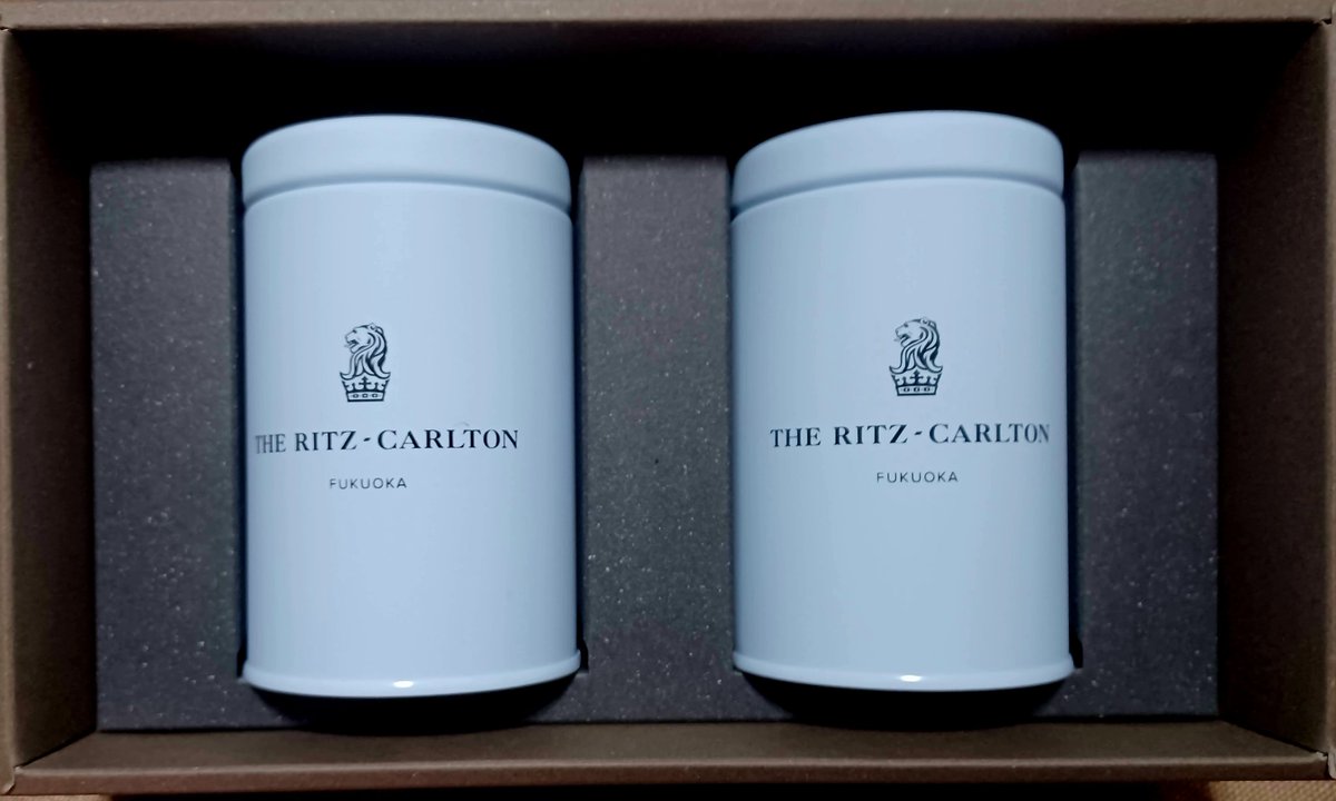 リッツカールトン福岡の紅茶セット。「シトラスブルーティー」と熊本県