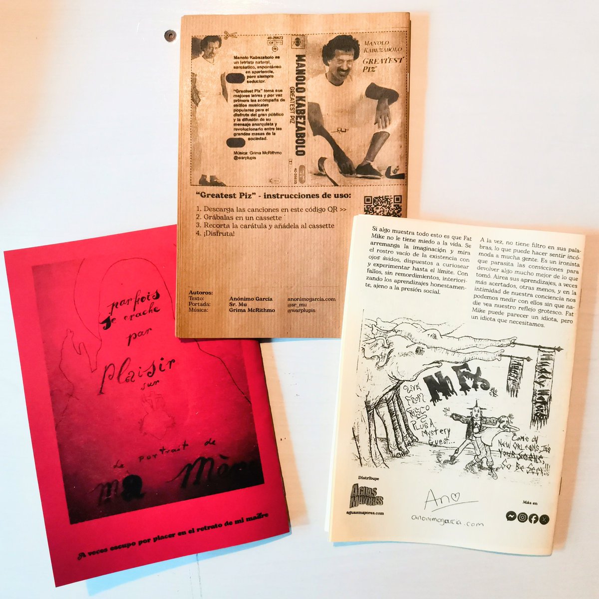 Trio de ases!

Biozines de gamberros con solera, que se liaban a puñetazos en nombre de la belleza o daban de beber pis a la gente. 

Por @anonimogarcia para ti en aguasmayores.com ⚡