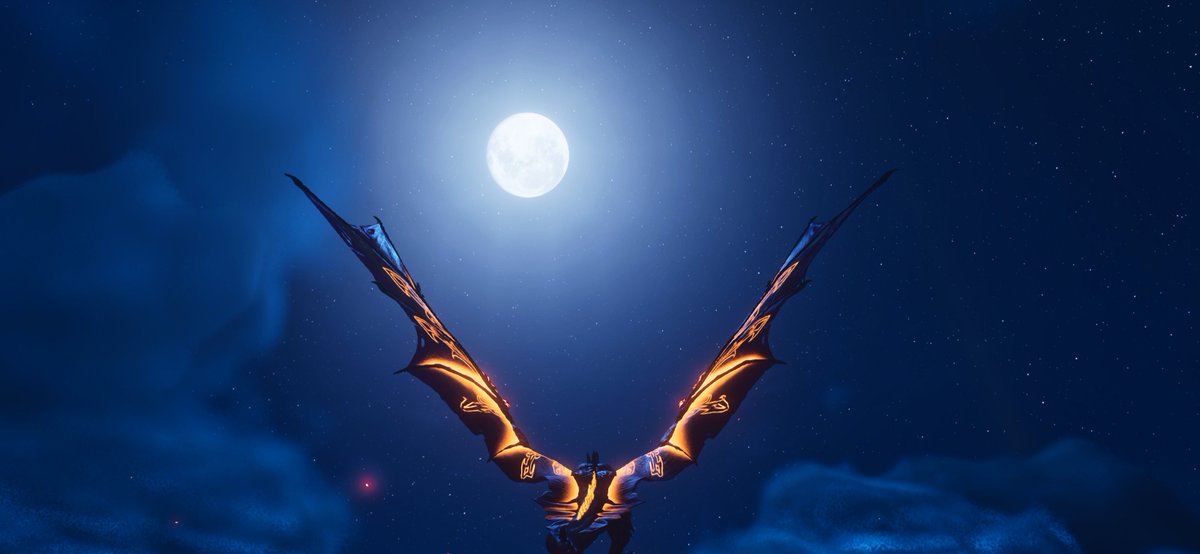Issa201735's tweet photo. #ARKSurvivalAscended #wyvern The night is dark and full of terror #BeautifulWorld #beautifulbeast https://t.co/joPN2sS0uz