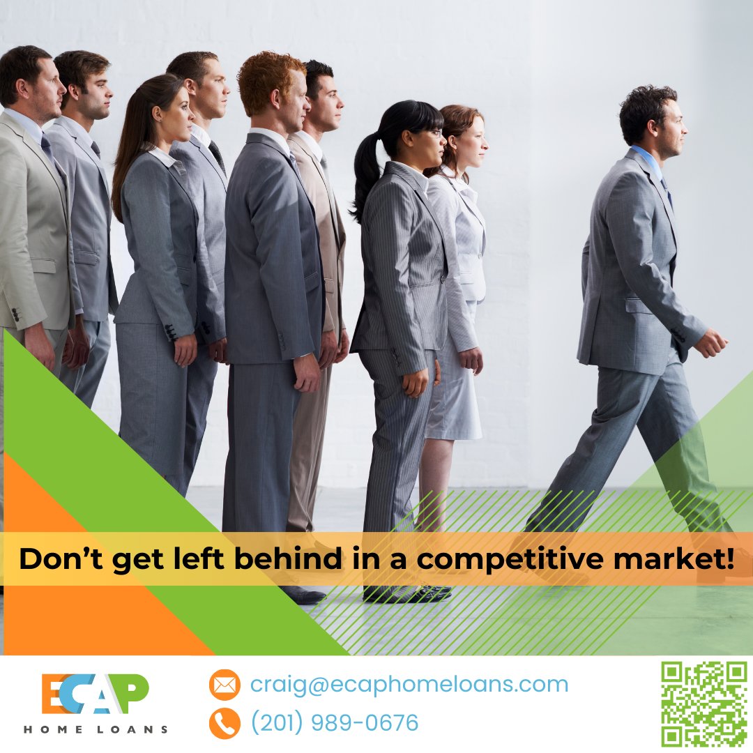 💡🏡 Pre-approval gives you an edge! Don’t get left behind in a competitive market! Learn more here: e-caphomeloans.com/labruno-craig
#LoanPilot #eCapHomeLoans #MyHomeBuyerAdvisor #HomeLoansMadeEasy #DreamHomeJourney #MortgageTips #HomeownershipGoals #FirstTimeHomeBuyer #MortgageExpert