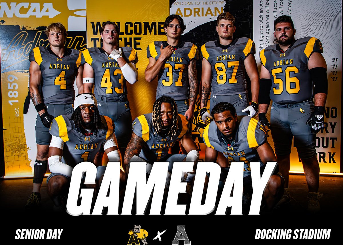 It's GAMEDAY! 

It's Senior Day as the Bulldogs look to cap off a perfect record at Docking Stadium this season

Kickoff is at 1:00 PM