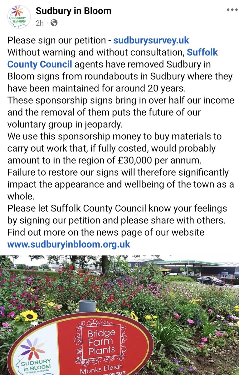 TownOfSudbury's tweet photo. All okay @Suff_highways @suffolkcc? 

Guessing the signs were used for scrap to raise some funds to fix the potholes? 

Sign the petition:  https://t.co/G5kcpKUclk https://t.co/ztYqBR6BvV