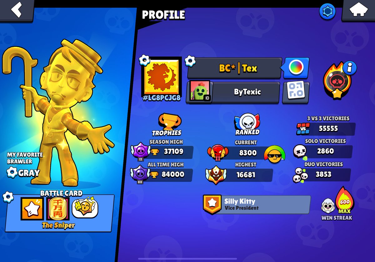 b_texic's tweet image. Clean 55555 3 vs 3 wins