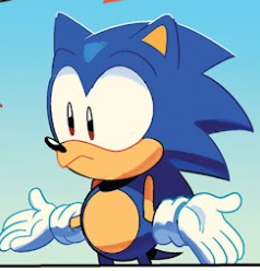 SmolBlueSavior's tweet photo. "Eh...I don't want Sal to get on my back about rushing in this time."

Of course, this was his world's Sally that he was talking about. Sonic seems to shrug just after saying this.

"Besides, there's more ways than one to annoy an Egghead!" https://t.co/BE3HKPR0GR