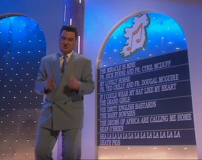 The Hairy Bowsies could have won the Eurosong outright. 

RIP Jon Kenny.