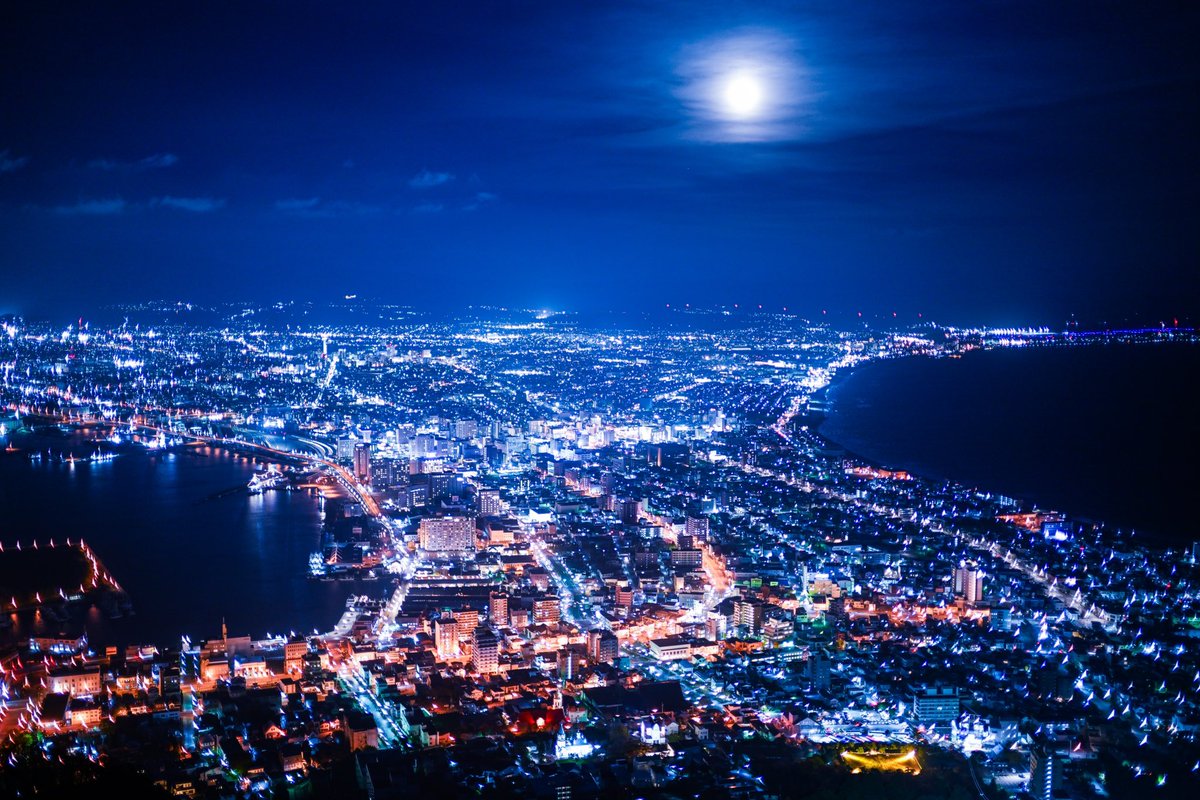 函馆山的百万夜景