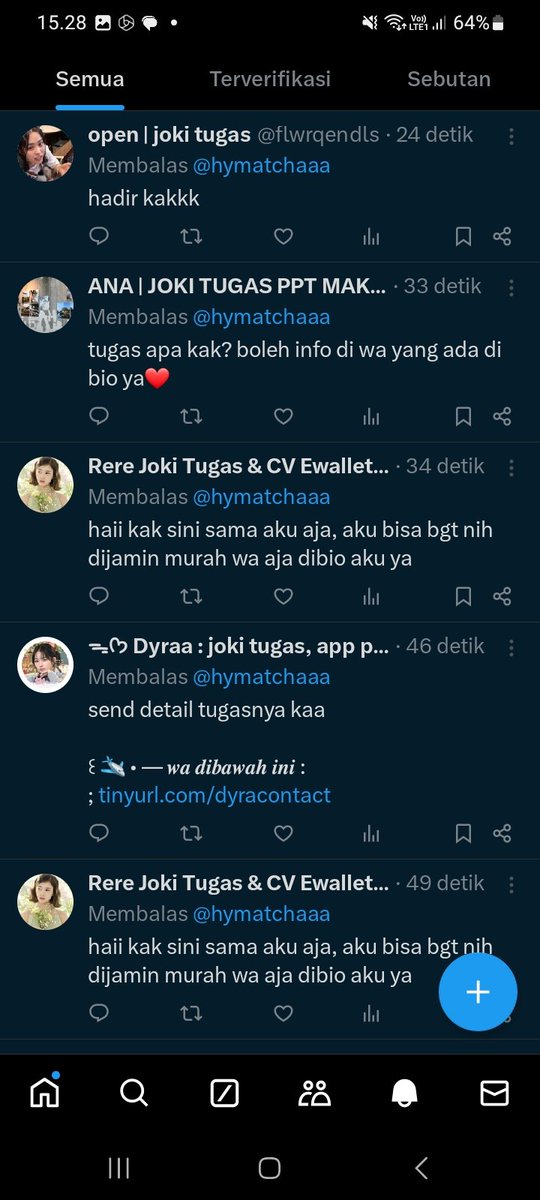 hymatchaaa's tweet photo. JOKI NIPU
Lo bener2 ya gw lagi perlu banget, lo klo mo cari rejeki plis jn bikin orang yg lagi urgent banget njg. Gw mah gmasalah ya lo lebih tua dari gw, klo lo kya anjg gw bakal anjgin. Gw mau lo minta maaf, gw sengaja percaya sm lo ya ngetd
0882016583768
#zonauang️ https://t.co/yhPrYWiWyM