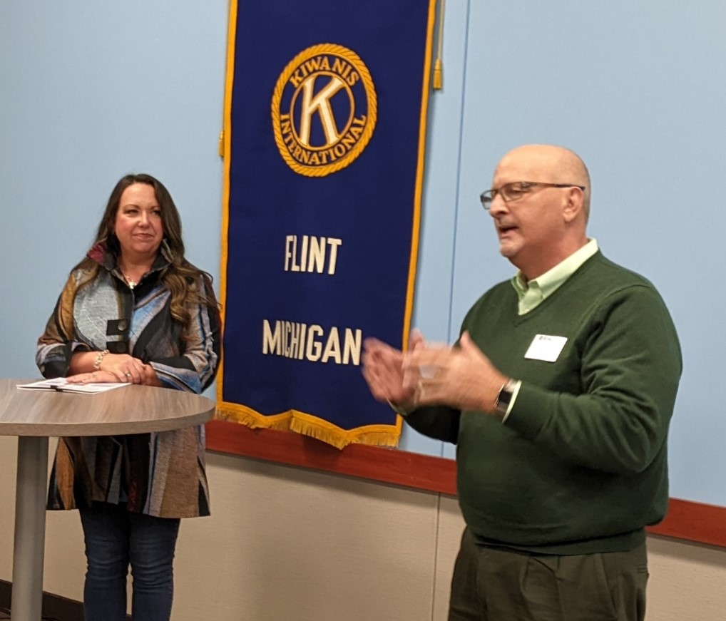 A special "Thank You" to Marilyn Costigan, Sr. Development Director BSA Water &amp; Woods Field Service Council, and Mt. Morris Kiwanian Tod Sorensen for their presentation on the Urban Scoutimg Program in Flint.
facebook.com/MichiganCrossr…