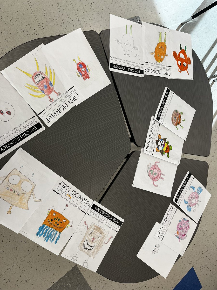 bentemariak's tweet photo. Another successful monster exchange 🥰 thanks to Ms Nelson’s class for joining us! https://t.co/zYDIyohlVD
