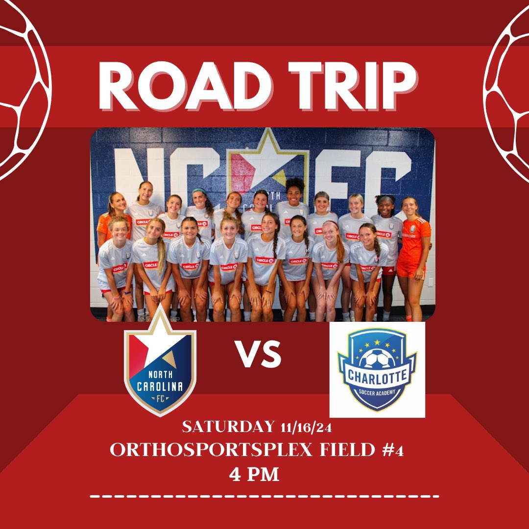 Last regular season game!!
<a href="/NCFC_Youth/">NCFC Youth</a> <a href="/NCFC_ECNLGirls/">NCFC ECNL Girls</a> <a href="/ECNLgirls/">ECNL Girls</a> <a href="/PrepSoccer/">Prep Soccer ⚽️</a> <a href="/ImYouthSoccer/">ECNL/GA/Recruiting/College Soccer</a>