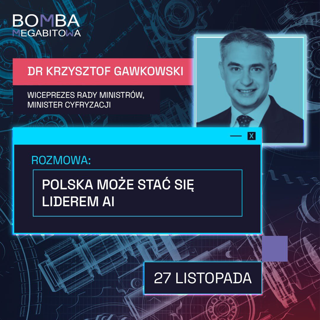 LemaInstytut's tweet photo. Wczoraj podpisano list intencyjny dotyczący Funduszu Sztucznej Inteligencji. Na projekt ma zostać przeznaczona kwota 1 miliarda zł. Odpowiedzi na pytania o tym, czy projekt ma szansę zmienić polski krajobraz technologiczny usłyszycie na naszym festiwalu.

https://t.co/EP2VdvEmEX https://t.co/4edBCPzFoV
