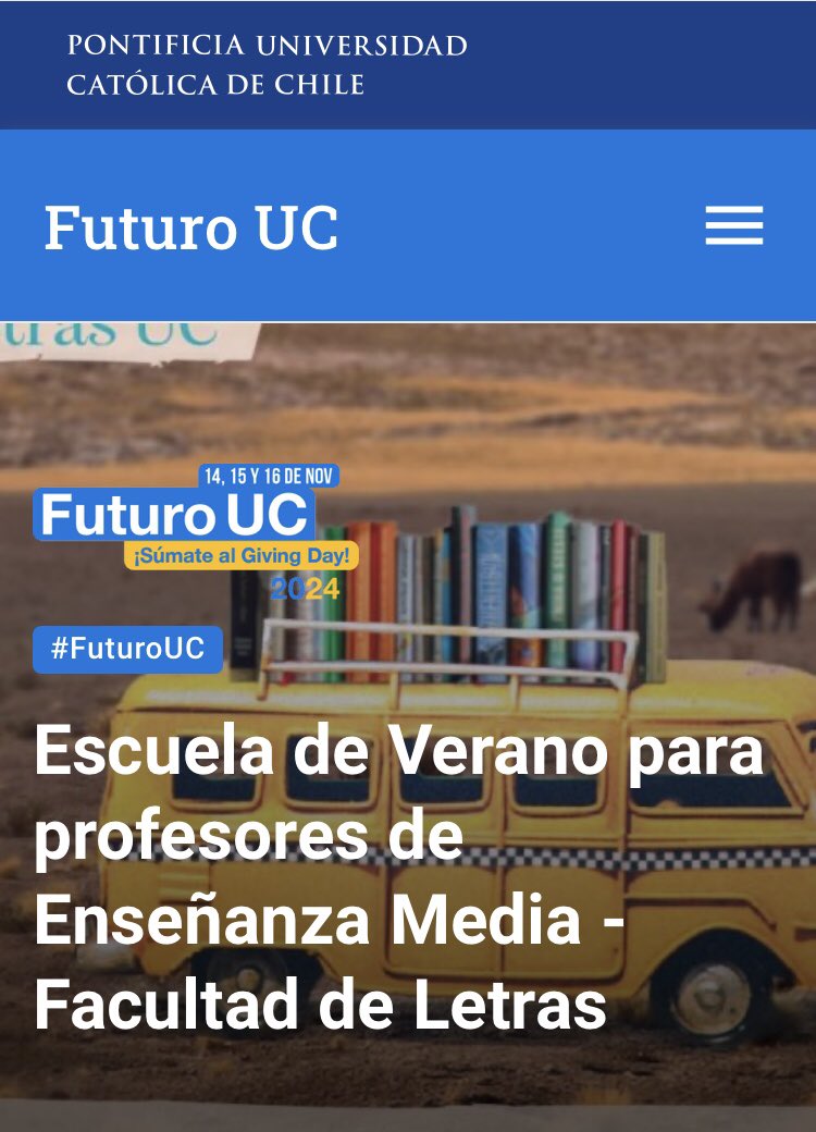 mjnavia's tweet image. Estoy de coordinadora de una campaña en mi universidad para juntar fondos para hacer una Escuela de verano para profesores de Enseñanza Media. La idea es tener más recursos para ayudar a que vengan profesores de regiones, darles mejores materiales y almuerzos, etc.
